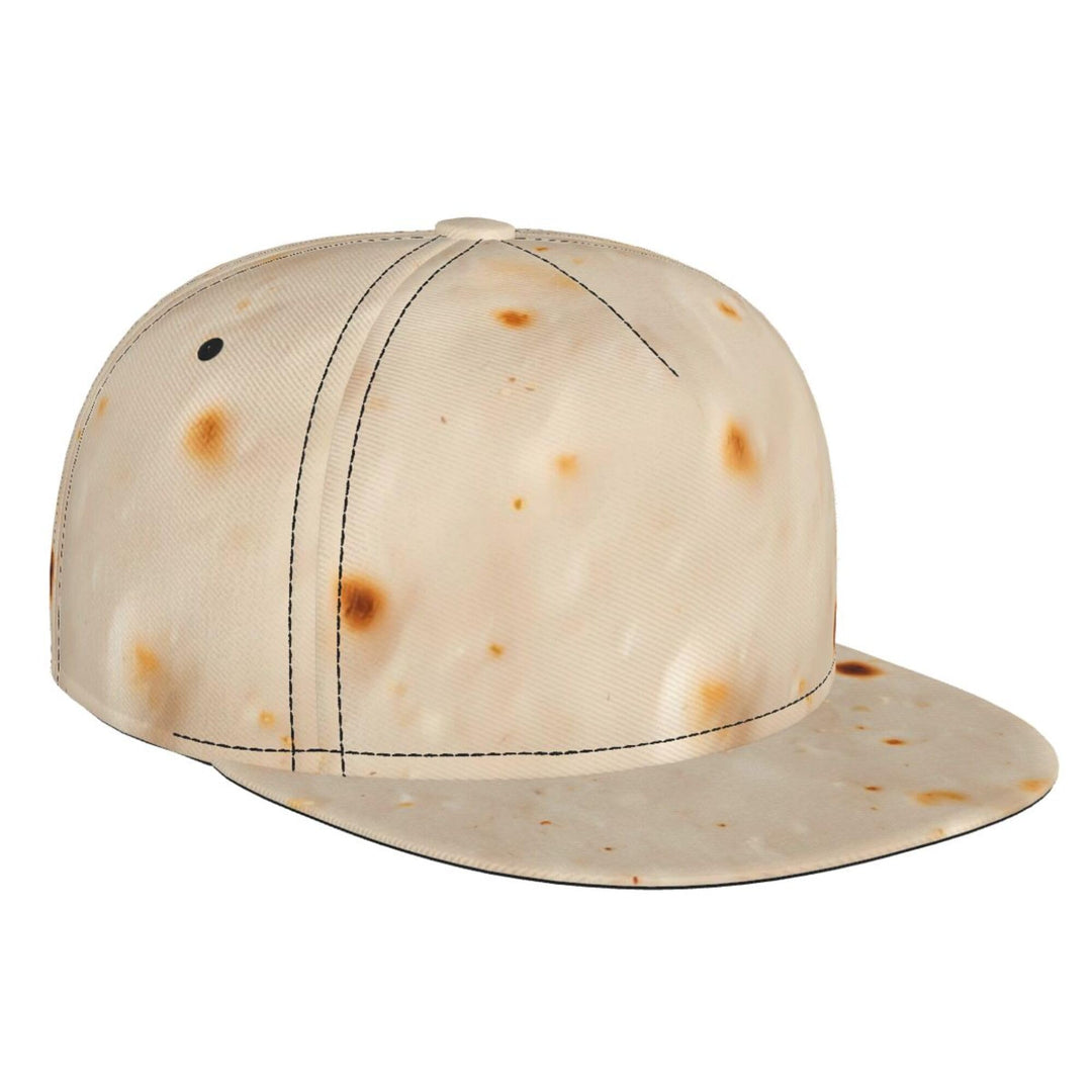 Tortilla Flat Brim Hat Adjustable Snapback Cap for Men