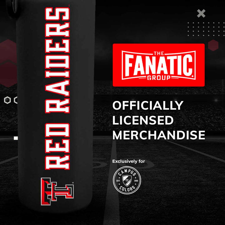 Texas Tech Red Raiders Stainless Steel Water Bottle 24 oz Insulated