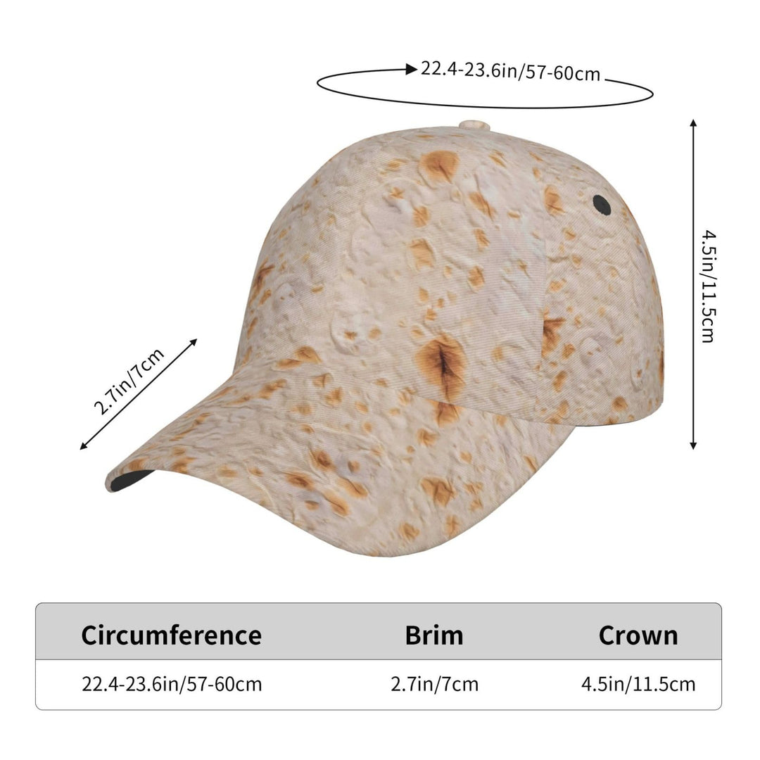 Baseball Cap Women Men Tortilla Adjustable Fashion Hat