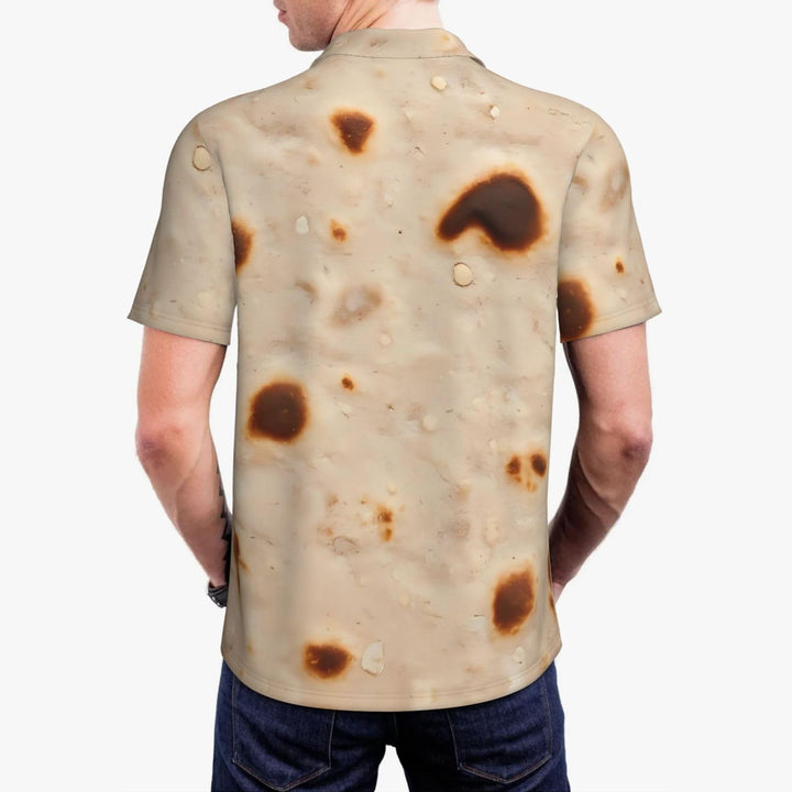 Tortilla Mens Casual Short-Sleeved Shirt Summer Beach Button Down Tops