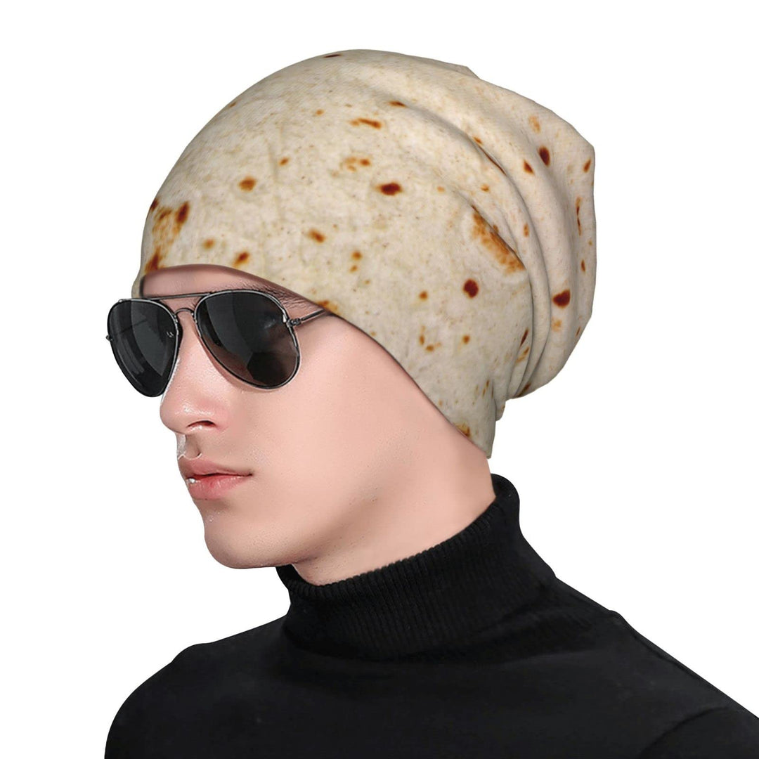 Tortilla Beanie Hats for Men Women Slouchy Beanies Knit Hat Skull Cap Headwear Caps