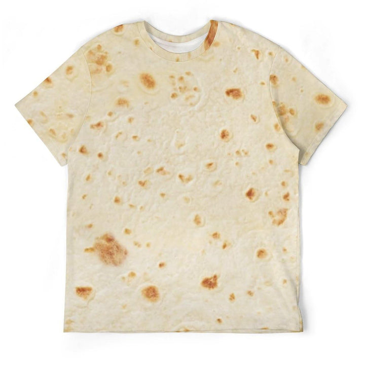 Crewneck Short Sleeve Shirt Tortilla Pattern