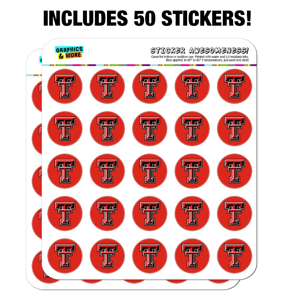 Texas Tech University Raiders Logo Planner Calendar Scrapbooking Crafting Stickers