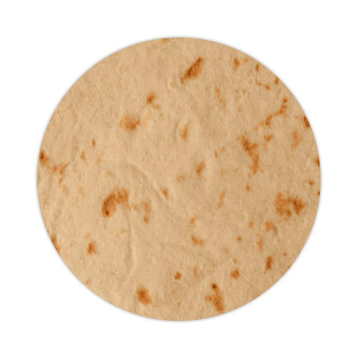 Tortilla Round Stickers Decals Foodie Gift Round Labels Stickers Kitchen Decor Food Tortillas Burrito Vinyl Round Sticker Decal for Baking Card Gift Wrapping 2inch 100PCS