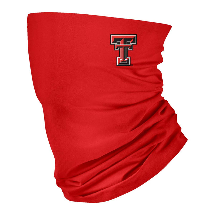 Texas Tech University Red Solid Logo Design Neck Gaiters for Men and Women - Four Way Stretch Fabric Breathable Neck Warmer