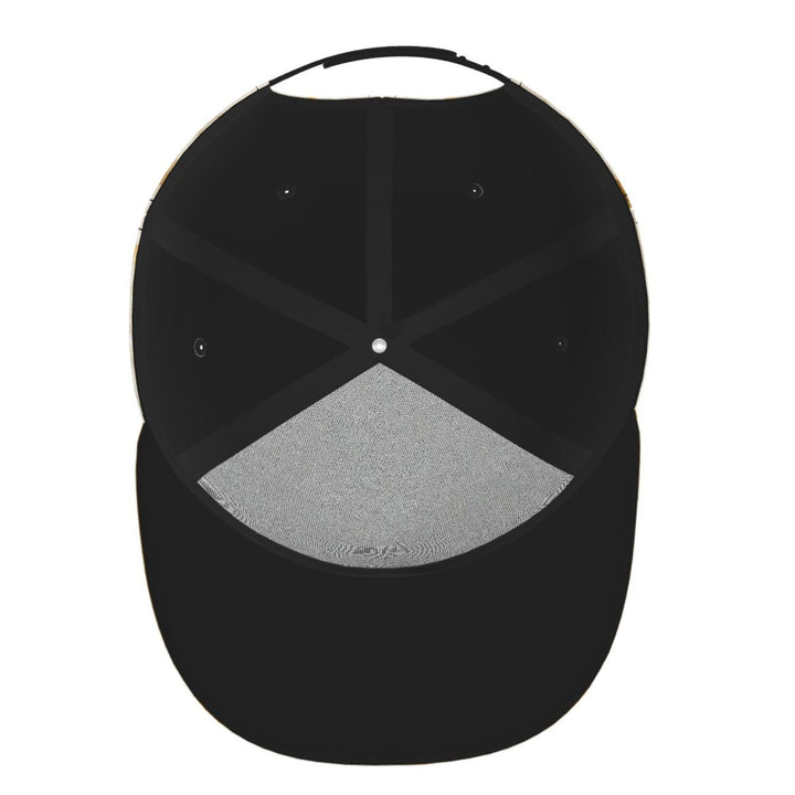 Tortilla Flat Brim Hat Adjustable Snapback Cap for Men Women Baseball Cap Hip Hop Style Black