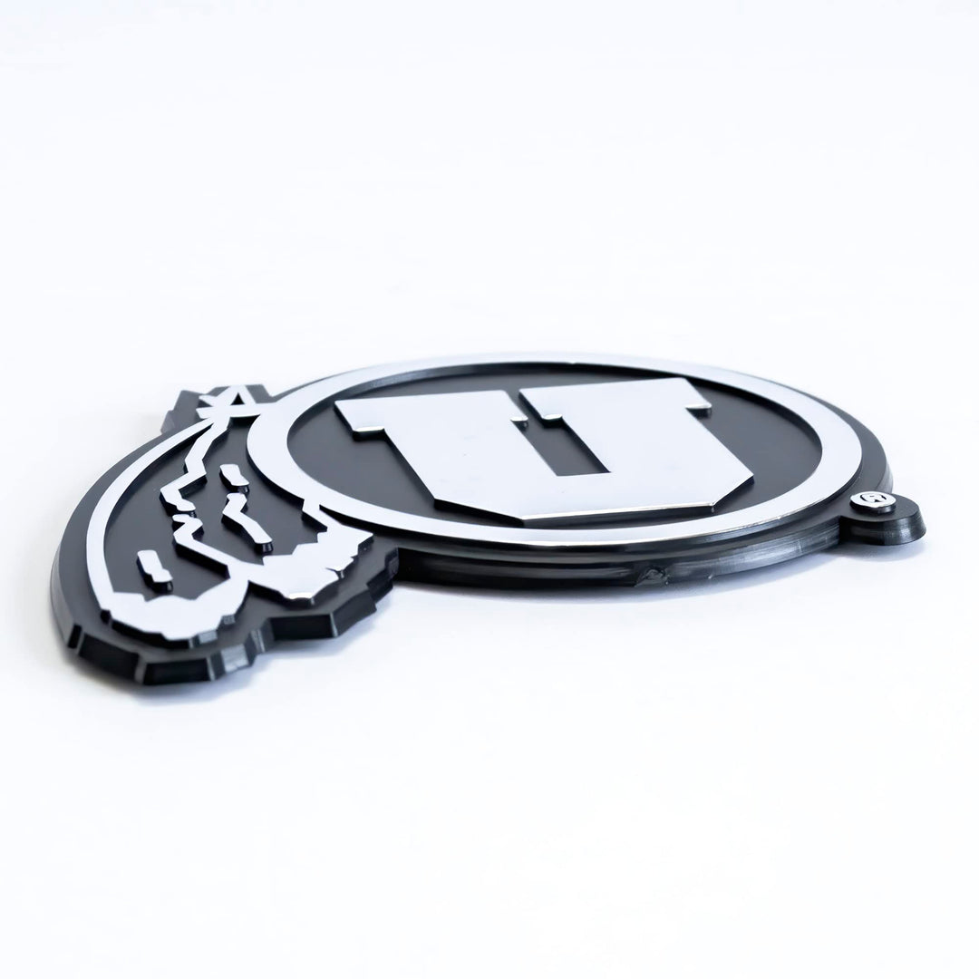 Texas Tech Red Raiders Chrome Finished Auto Emblem 3D Sticker