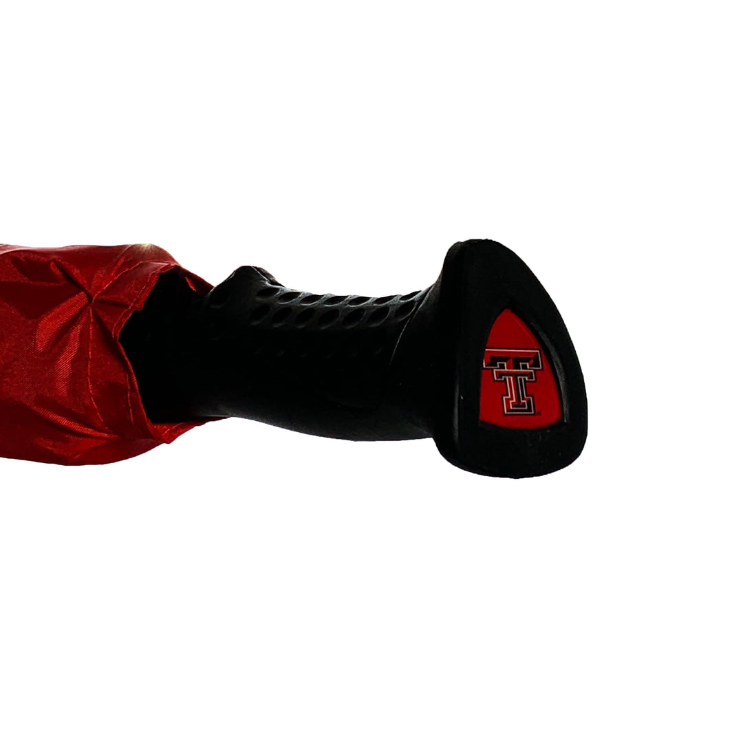 Team Golf NCAA Texas Tech Red Raiders Golf Umbrella 62" Golf Umbrella with Protective Sheath, Double Canopy Wind Protection Design, Auto Open Button