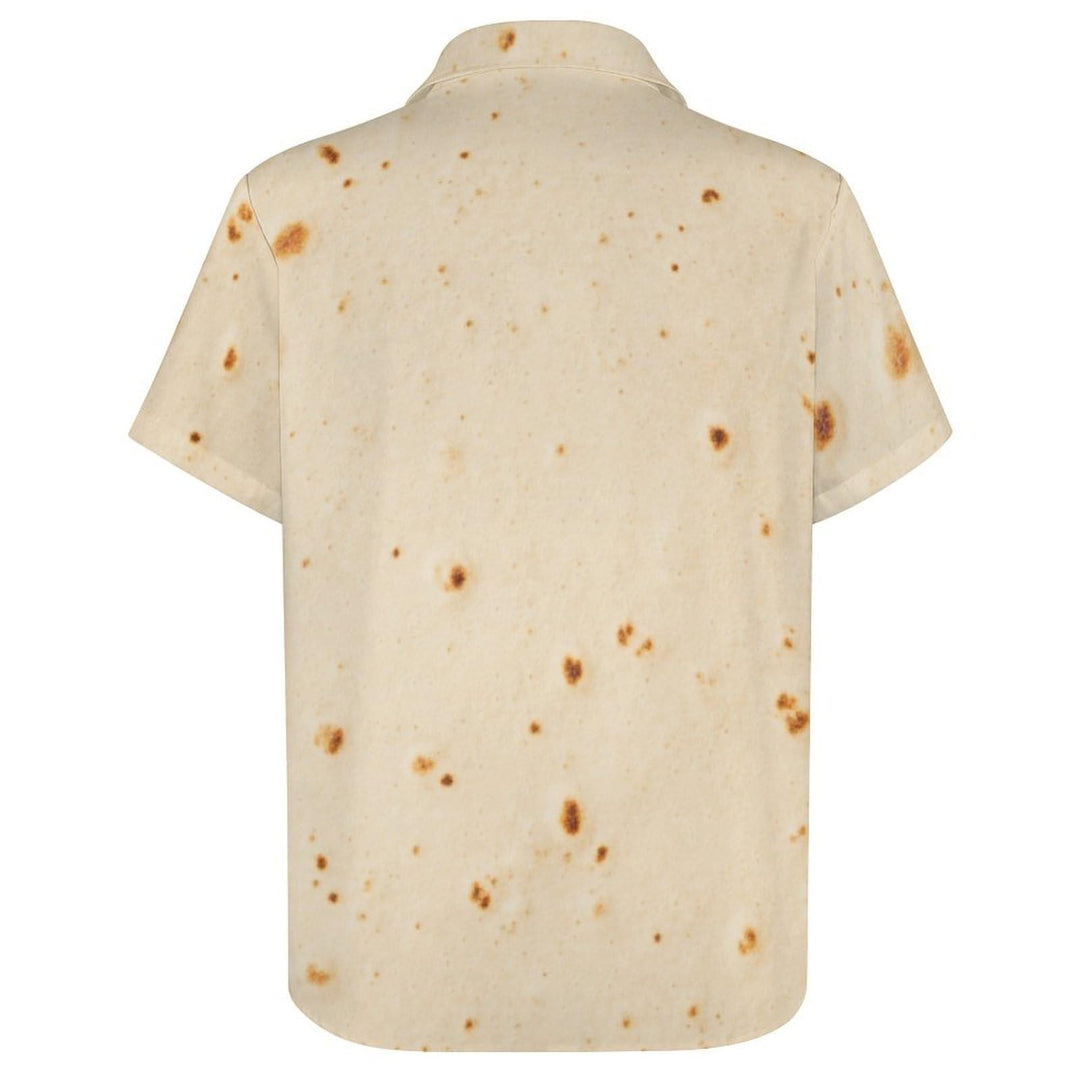 Tortilla Shirts for Men Button Down Casual Shirts with Pockets Mens Short Sleeve