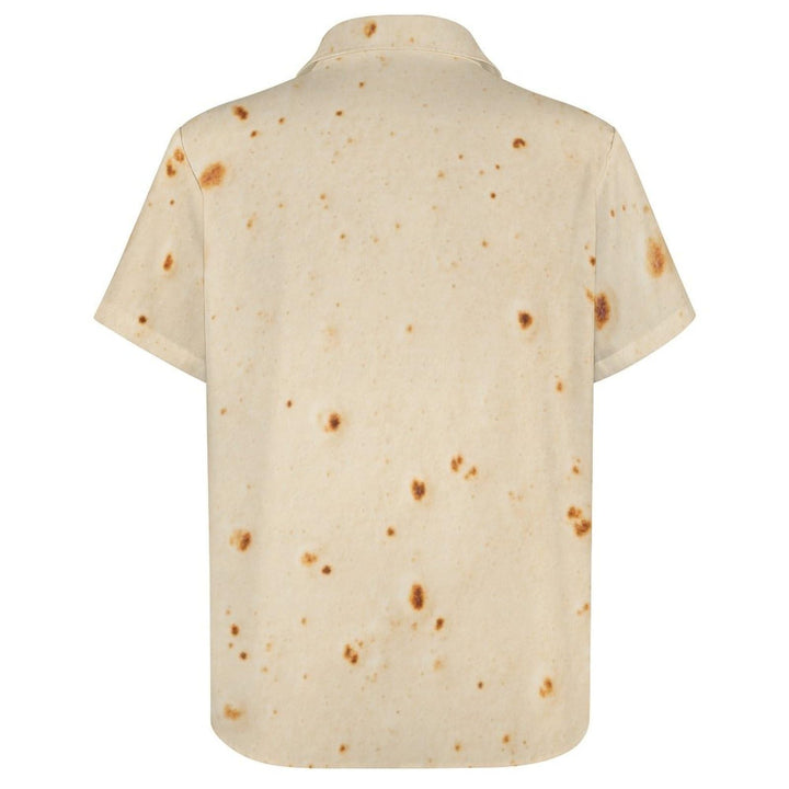 Tortilla Shirts for Men Button Down Casual Shirts with Pockets Mens Short Sleeve