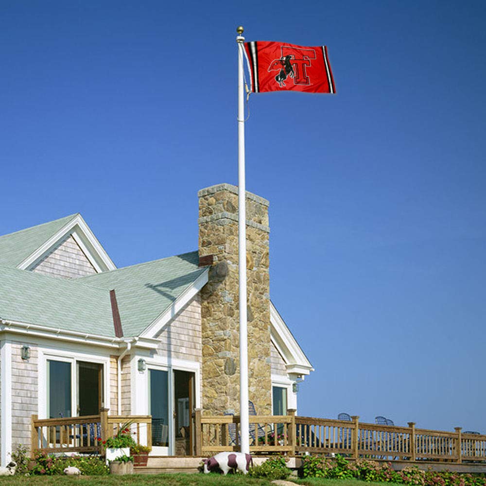 College Flags &amp; Banners Co. Texas Tech Red Raiders Vintage Retro Throwback 3x5 Banner Flag