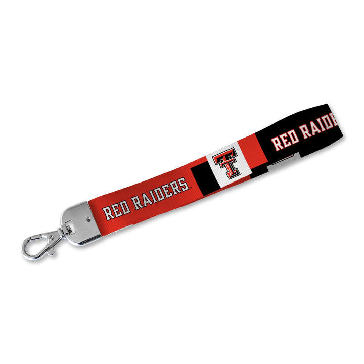 Rico Industries NCAA Texas Tech Red Raiders Wrist Lanyard Key Chain, Cute Wristlet Strap Keychain Holder for Women Men Car Keys ID Badges Card Wallet Phone Camera