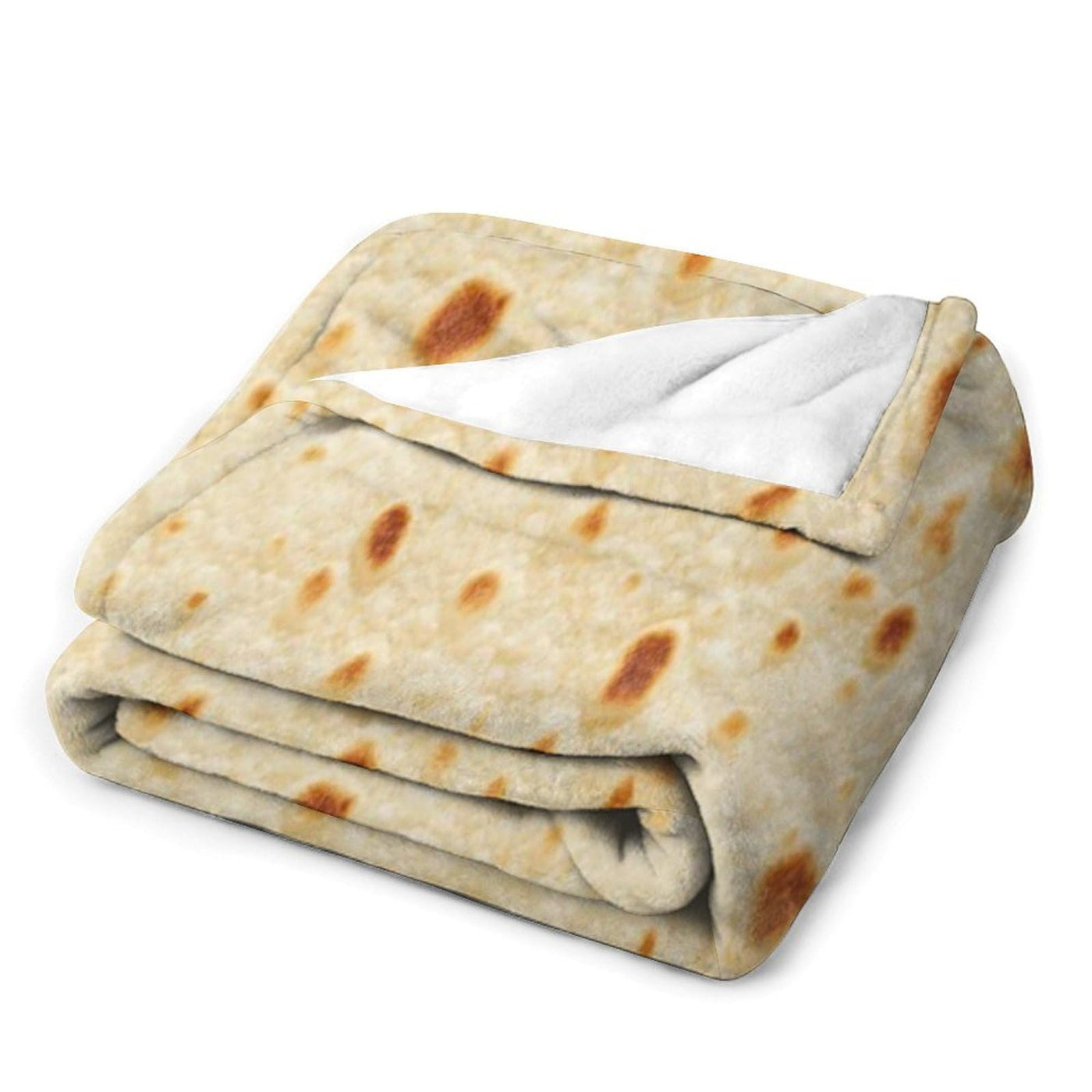 Burritos Tortilla Blanket Novelty Funny Realistic Food Soft Cozy Lightweight Throw Blanket for Children Boys Girls Women Men Bedroom Living Room Dorm Chair Sofa Travel 40x50in