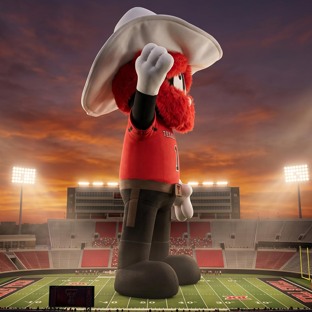 Bleacher Creatures Texas Tech Red Raiders Raider Red 10" Mascot Plush Figures - A Mascot for Play or Display