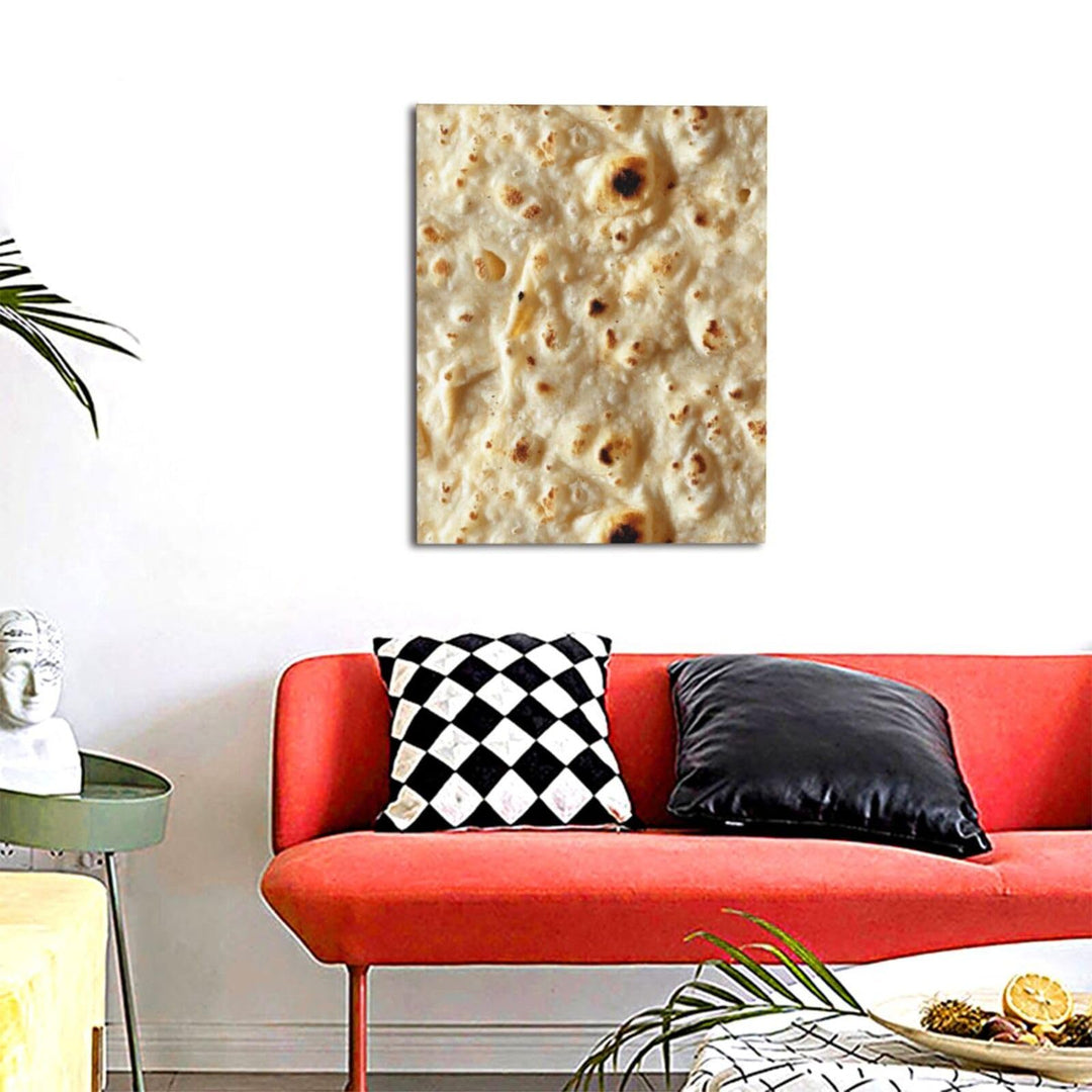 Tortilla Paintings, 16x20in, Novelty Canvas Prints, Art Modern Paintings, Wall Decor for Room Bar Office Kitchen etc.