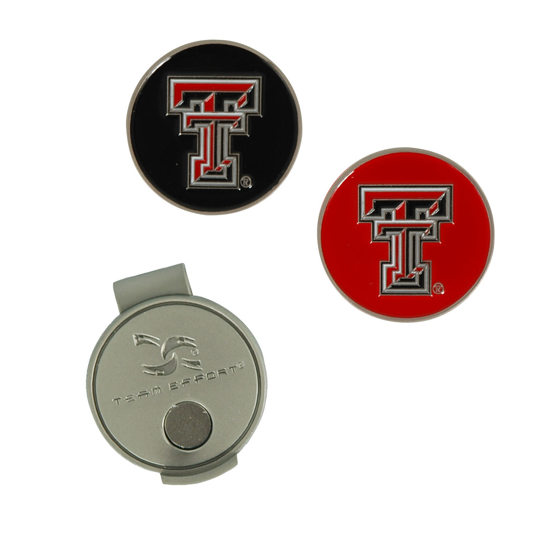 Team Effort Texas Tech Red Raiders Hat Clip &amp; 2 Ball Markers