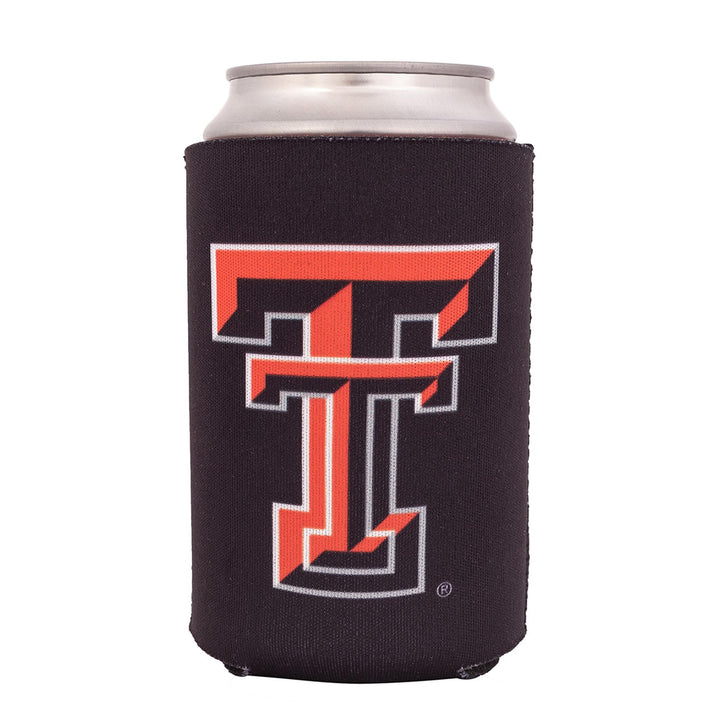 Desert Cactus Texas Tech University Can Insulator Beverage Cooler 1 Pack Foam Beverage Holder TTU Red Raiders (1 Pack Can - Design A)