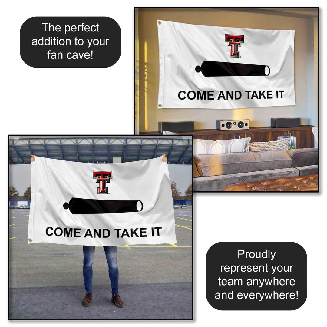 Texas Tech Come and Take It 3x5 College Flag