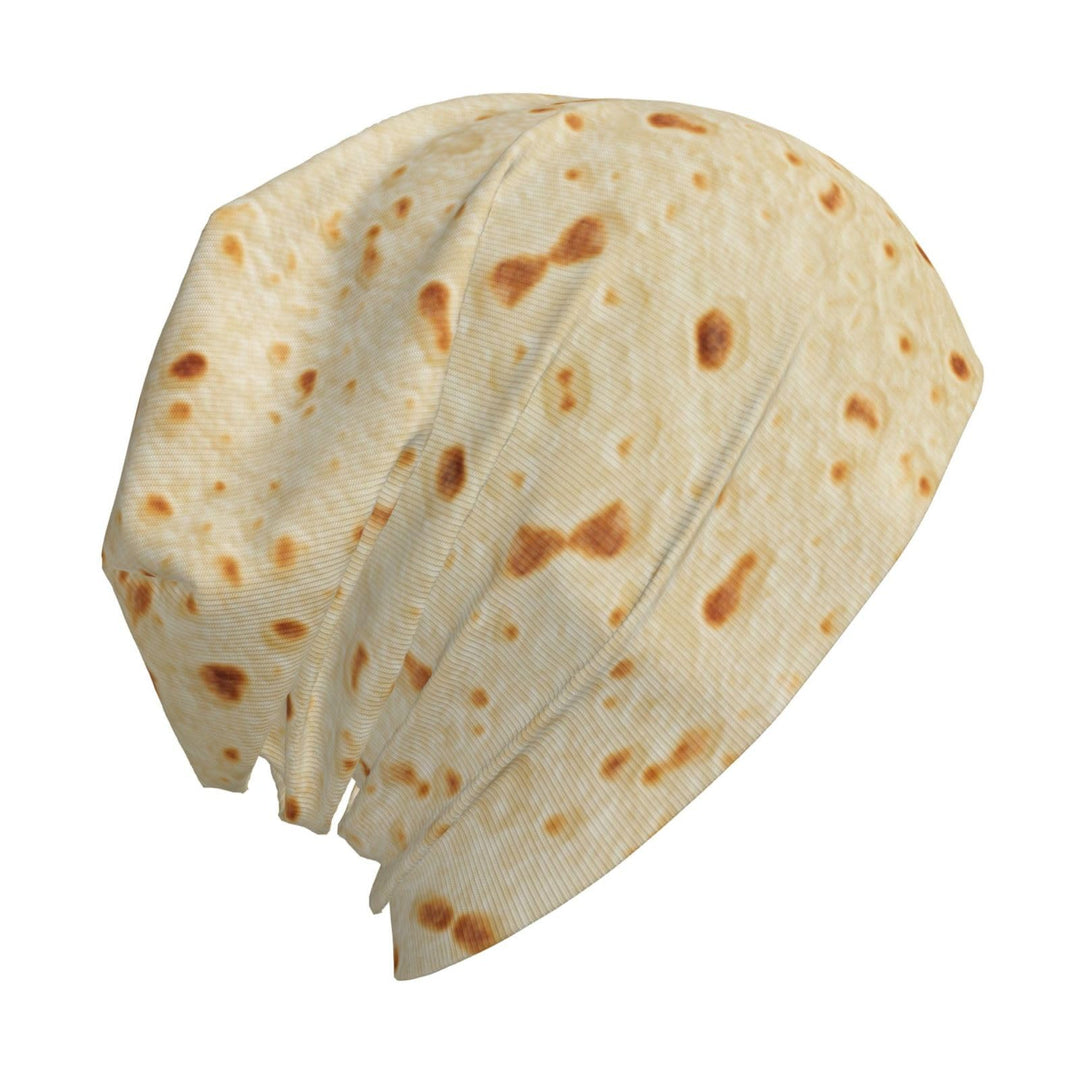 Tortilla Beanie Hat Headwear Skull Sleep Cap for Women Men Winter Running