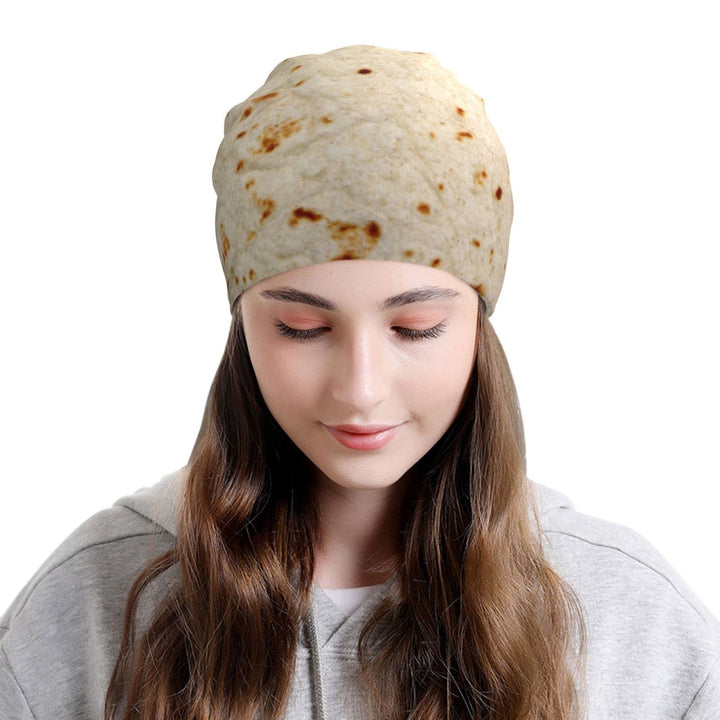 Tortilla Beanie Hats for Men Women Slouchy Beanies Knit Hat Skull Cap Headwear Caps