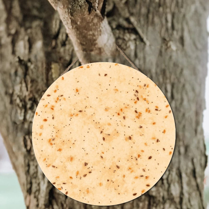 Rustic Wood Signs Tortilla Hanging Wooden Sign 12x12in Round Rustic Farmhouse Home Decor Home Wall Art Decor Wood Plaque Kitchen Decor
