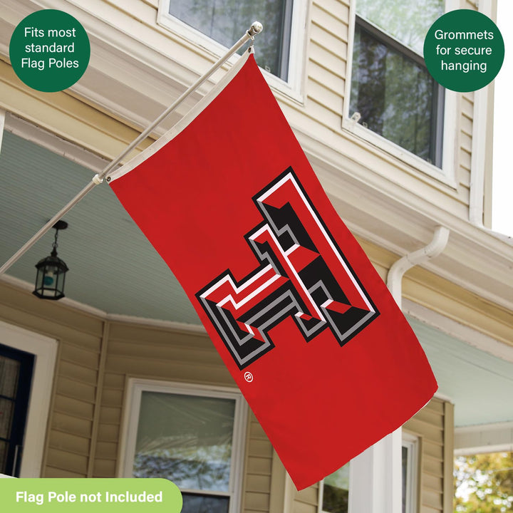 Texas Tech University Flag with Grommets, 3&