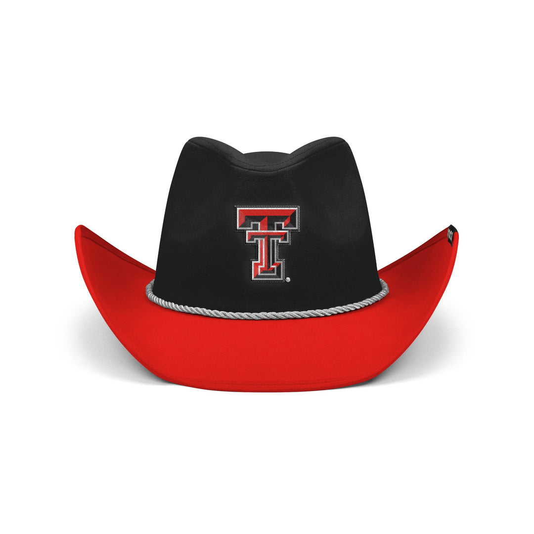 Texas Tech Red Raiders Two Tone Cowboy Hat Red Black