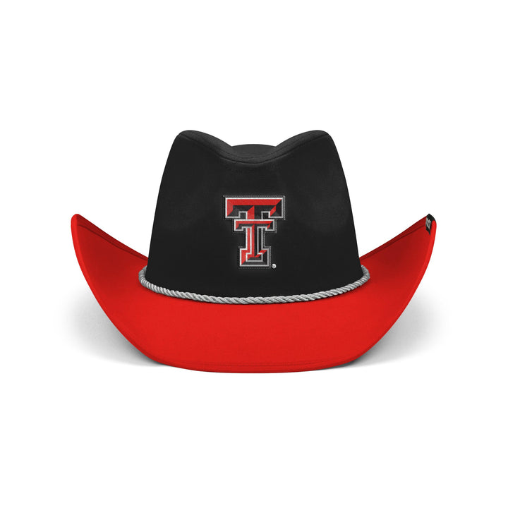 Texas Tech Red Raiders Two Tone Cowboy Hat Red Black
