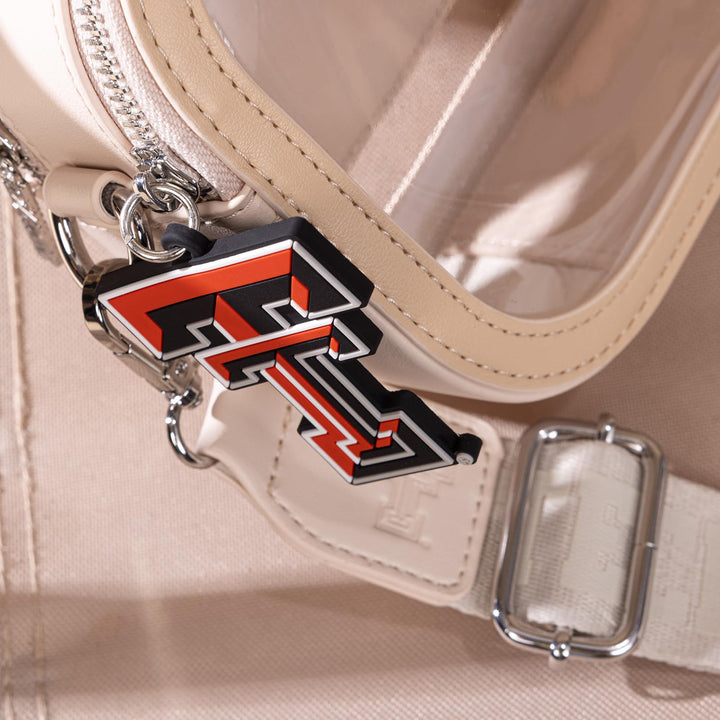 Montana West Texas Tech Clear Bag for Stadium Events, Women Clear Crossbody Bag with Adjustable Strap, Transparent Crossbody Purse for Concert Sport Festival Fans | NC-TTU016BG