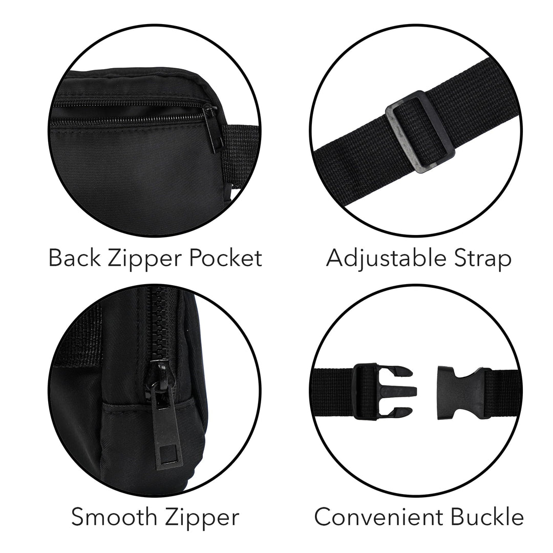 Texas Tech University Red Raiders Primary Logo Belt Bag, Crossbody Fanny Pack for Women and Men, Adjustable