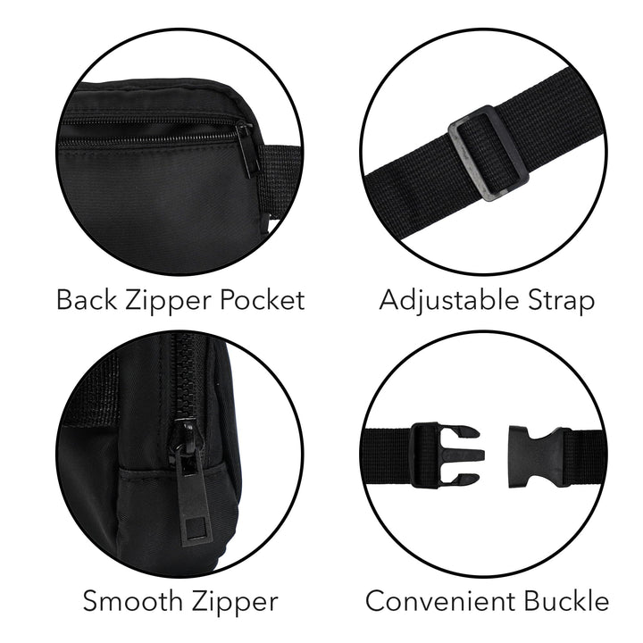 Texas Tech University Red Raiders Primary Logo Belt Bag, Crossbody Fanny Pack for Women and Men, Adjustable