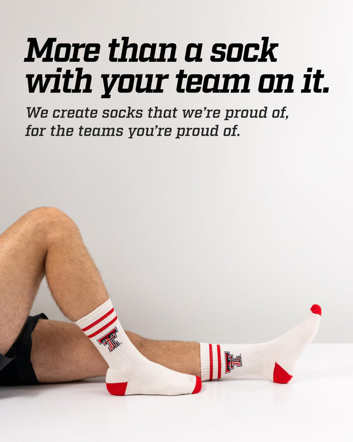 Texas Tech Red Raiders Socks Vintage Soft Cotton