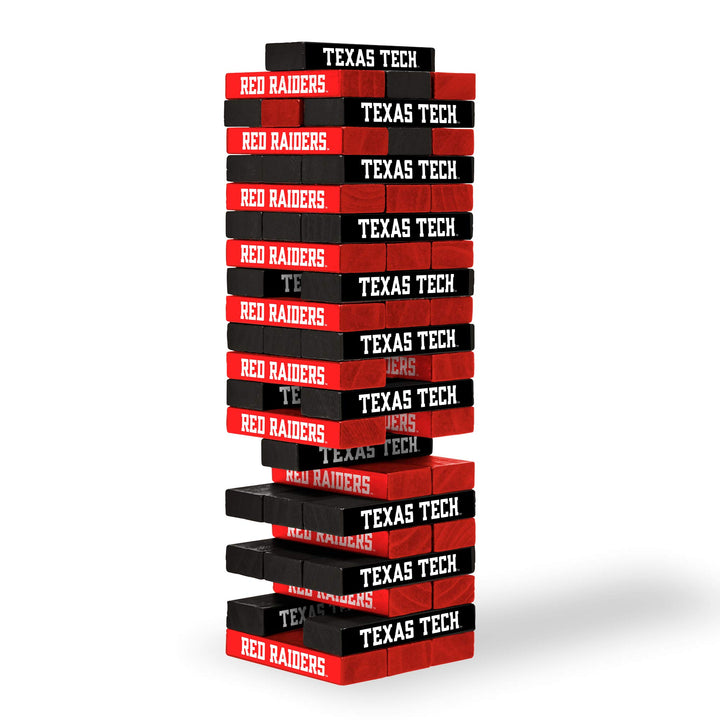 Wild Sports NCAA Texas Tech Red Raiders Table Top Stackers 3" x 1" x .5", Team Color