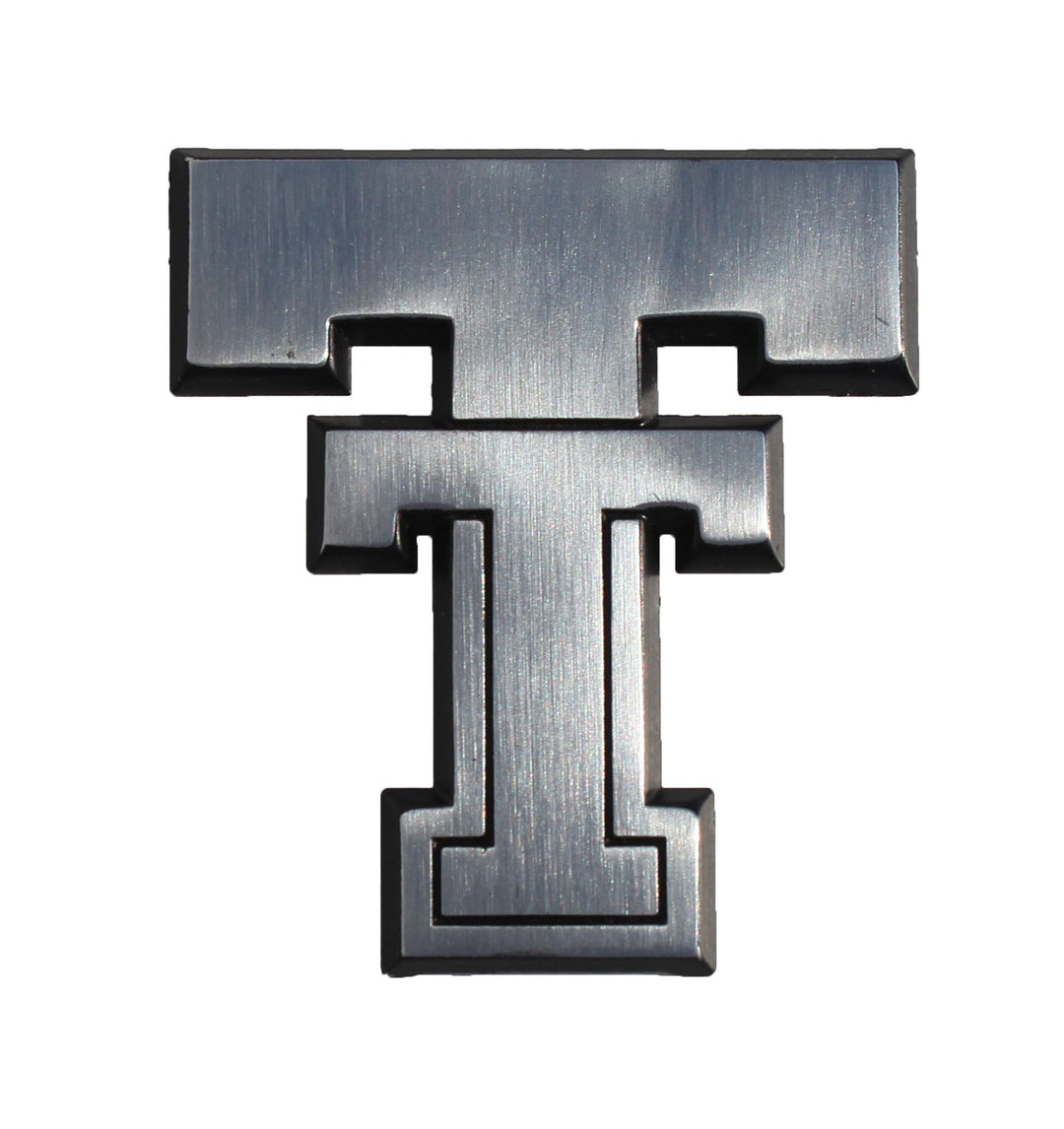 Texas Tech Red Raiders New Logo Metal Auto Emblem