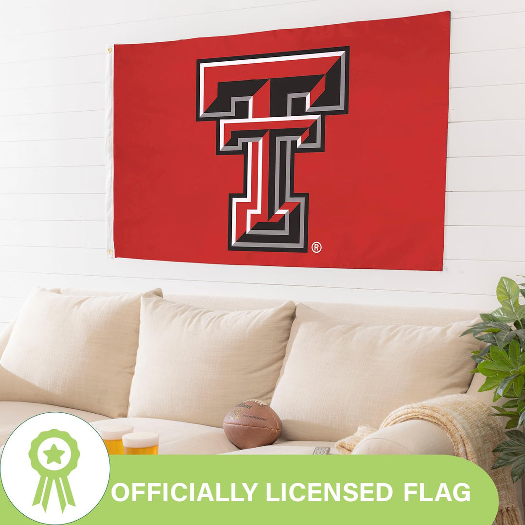 Texas Tech University Flag with Grommets, 3&