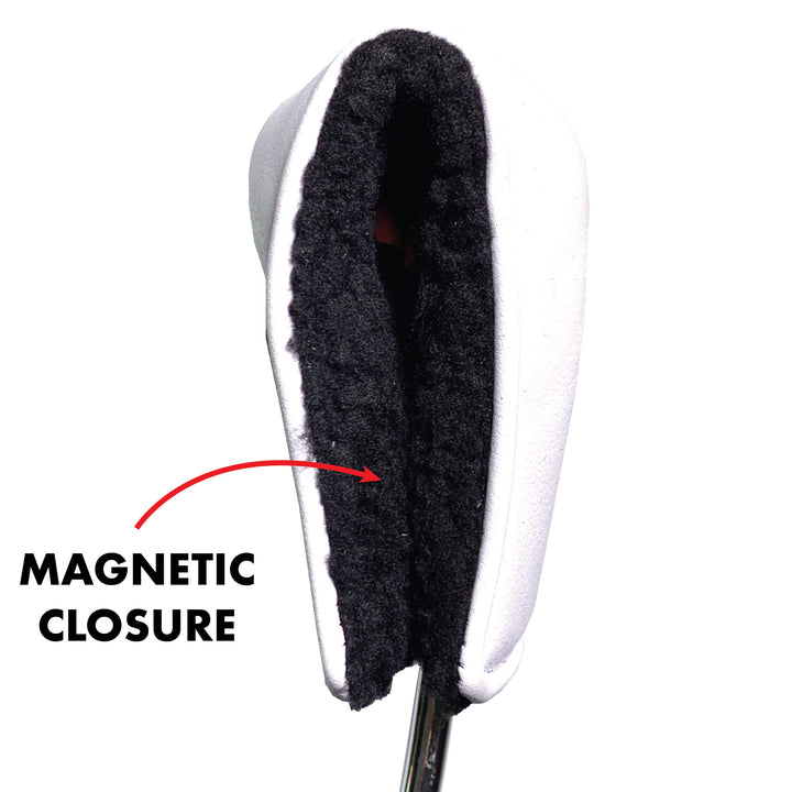 Team Golf NCAA Tour Blade Putter Cover (White), Fits Most Blade Putters, Scotty Cameron, Taylormade, Odyssey, Titleist, Ping, Callaway
