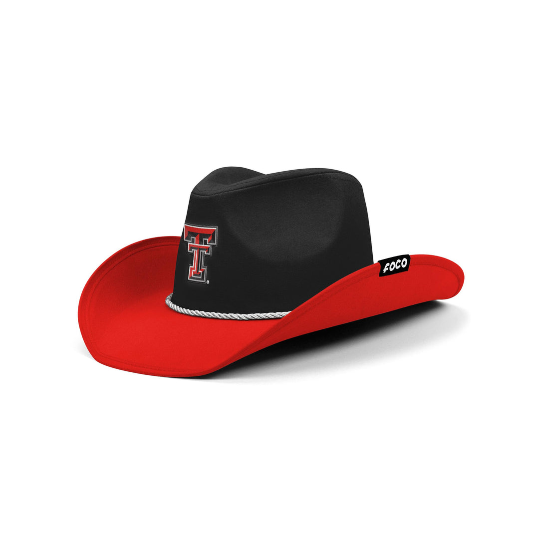 Texas Tech Red Raiders Two Tone Cowboy Hat Red Black