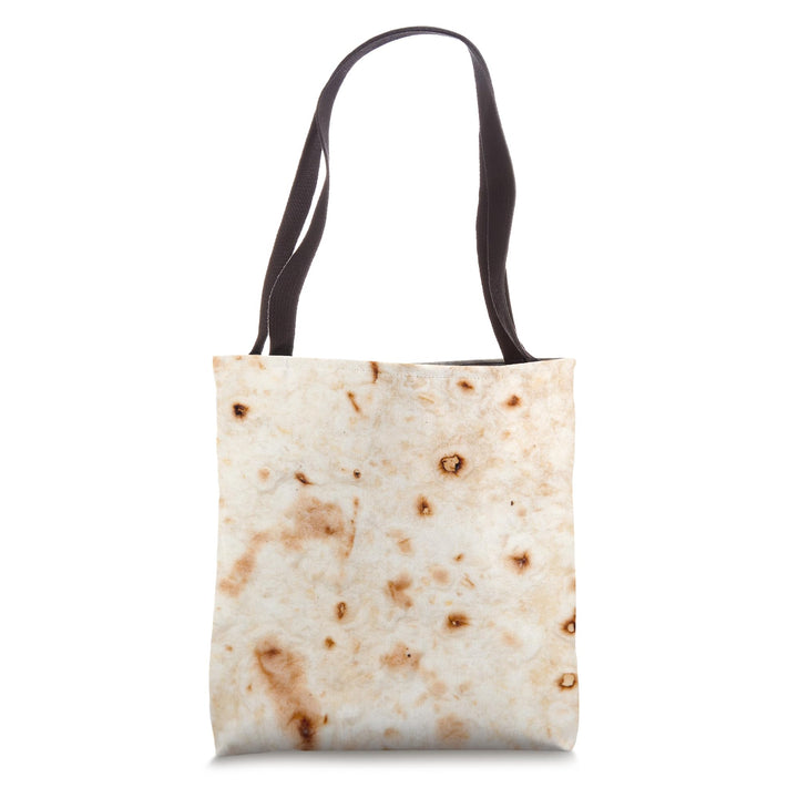 Tortilla Taco Wrap Funny Mexican Food Lovers Tote Bag