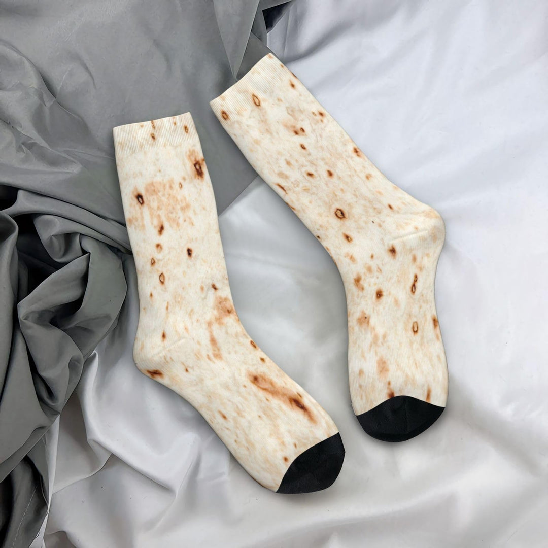 Tortilla Socks For Men Women Soft Breathable Crew Socks Athletic Socks