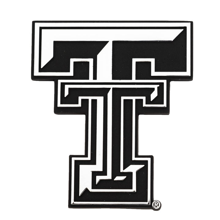Desert Cactus Texas Tech University Metal 3D Auto Car Emblem Sticker Chrome TTU Red Raiders Premium Truck Vehicle Emblems
