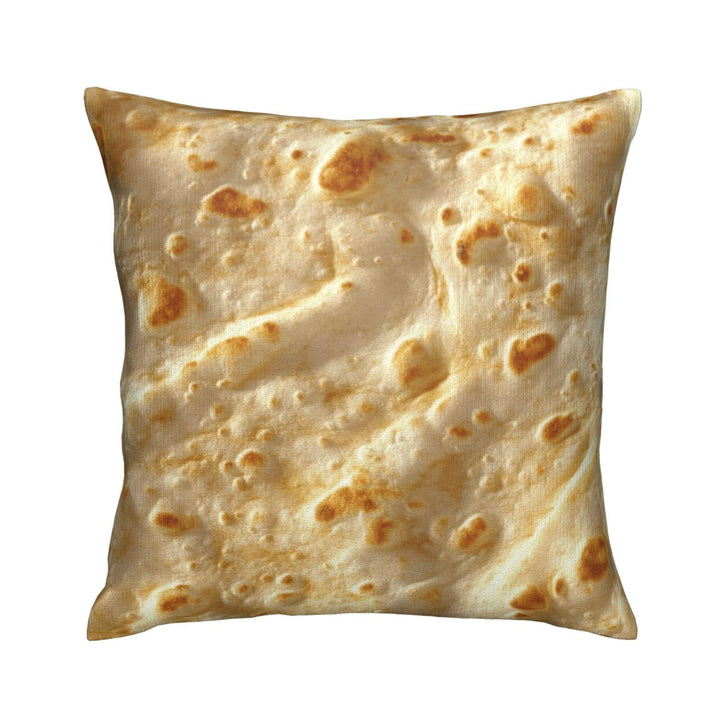 Tortilla Pillows Covers 18x18, Soft Double-Sided Throw Pillow Covers for Sofa, Bed &amp; Living Room Decor