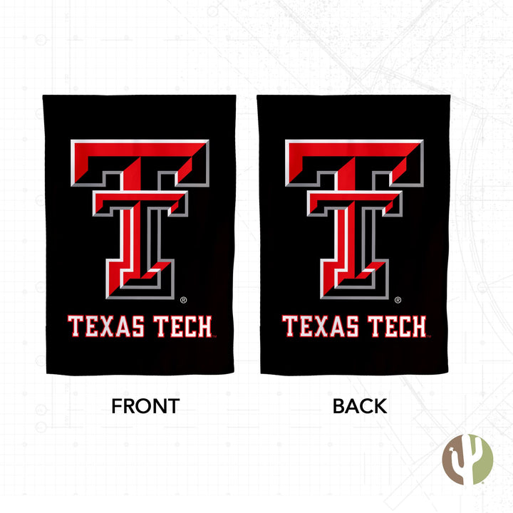Desert Cactus Texas Tech University TTU Garden Flag – 19 x 12 Inch Texas Tech Red Raiders Banner, for Outdoor Display and Events (Design G)