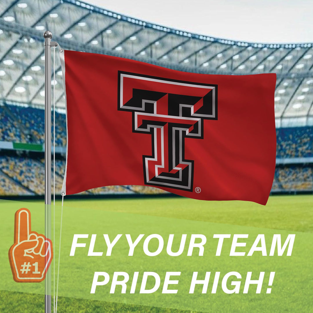 Texas Tech University Flag with Grommets, 3&