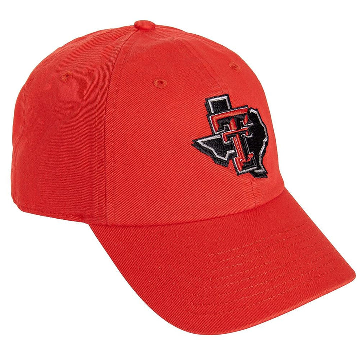 Desert Cactus Texas Tech University Baseball Hat TTU Red Raiders Brimmed Embroidered Hats Cap Adjustable Cloth Strap Adult (Style C1)