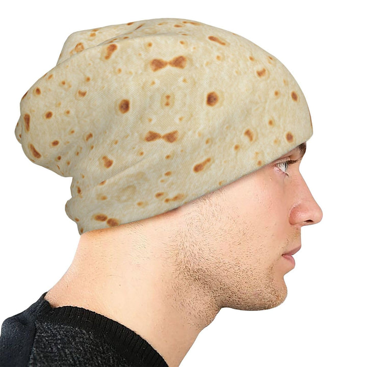 Tortilla Beanie Hat Headwear Skull Sleep Cap for Women Men Winter Running