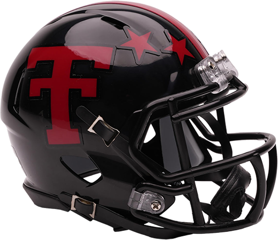 Texas Tech Red Raiders 100 Year Black Revolution Speed Mini Football Helmet