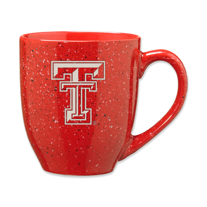 Rico Industries NCAA Texas Tech Red Raiders Red 16 oz Team Color Laser Engraved Ceramic Coffee Mug