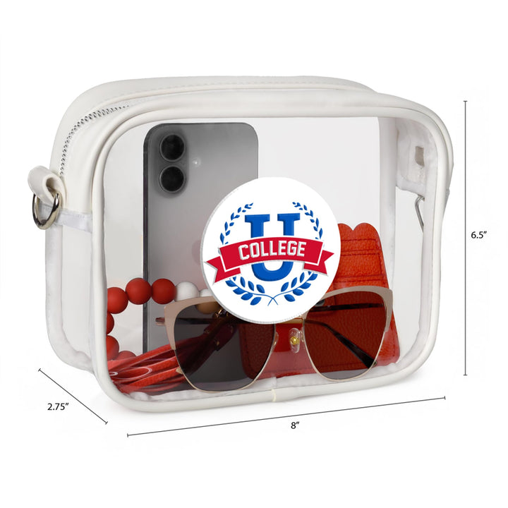 Littlearth Texas Tech Red Raiders NCAA Clear Fanny Fan Purse