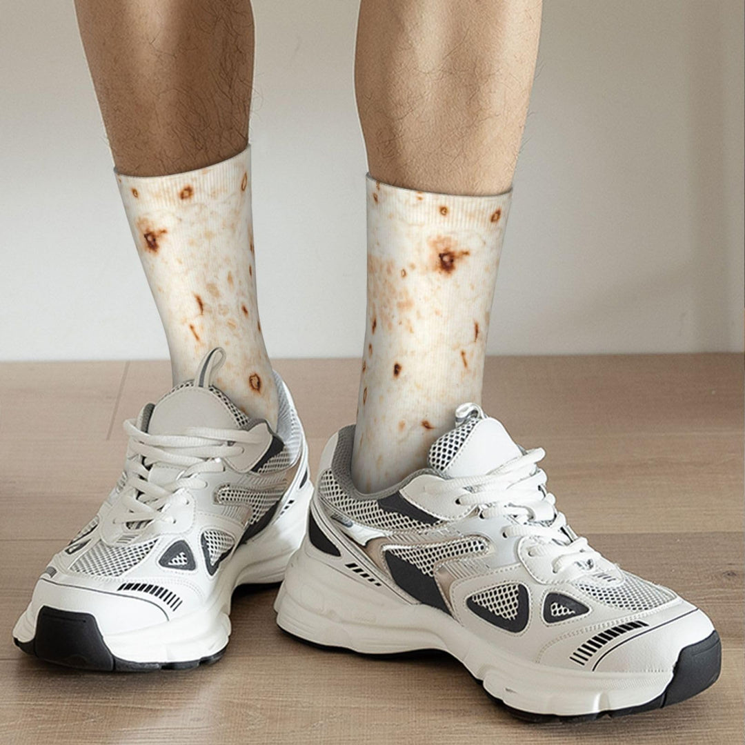 Tortilla Socks For Men Women Soft Breathable Crew Socks Athletic Socks