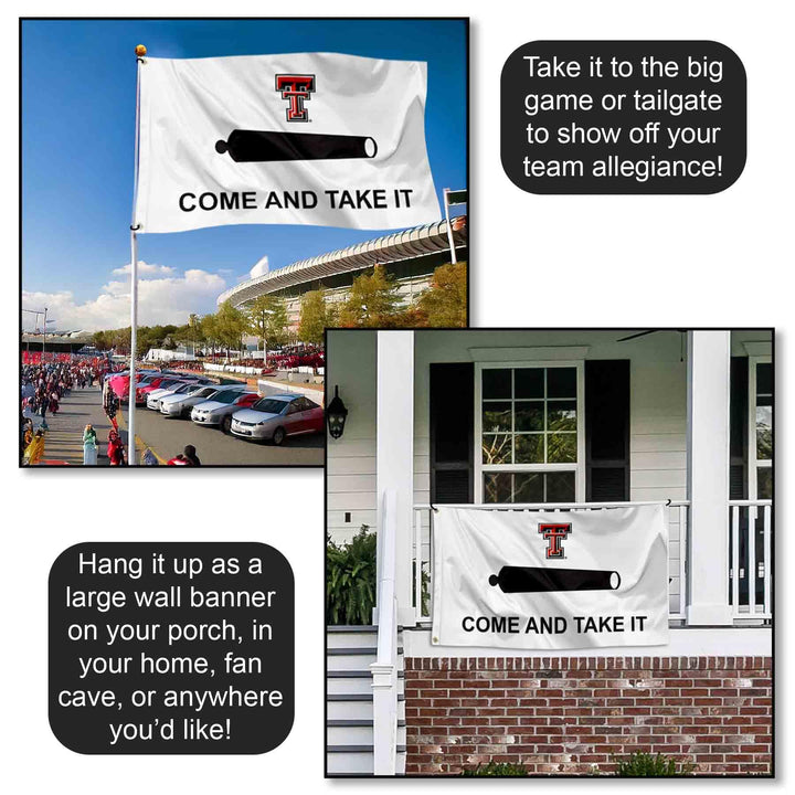 Texas Tech Come and Take It 3x5 College Flag
